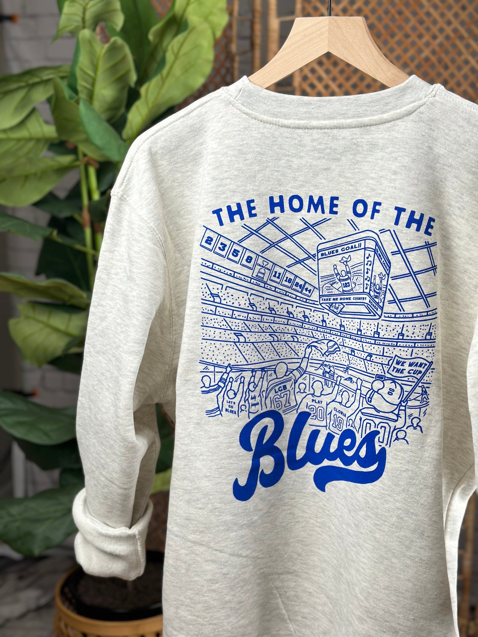 Play Gloria! St. Louis blues hockey' Unisex Baseball T-Shirt