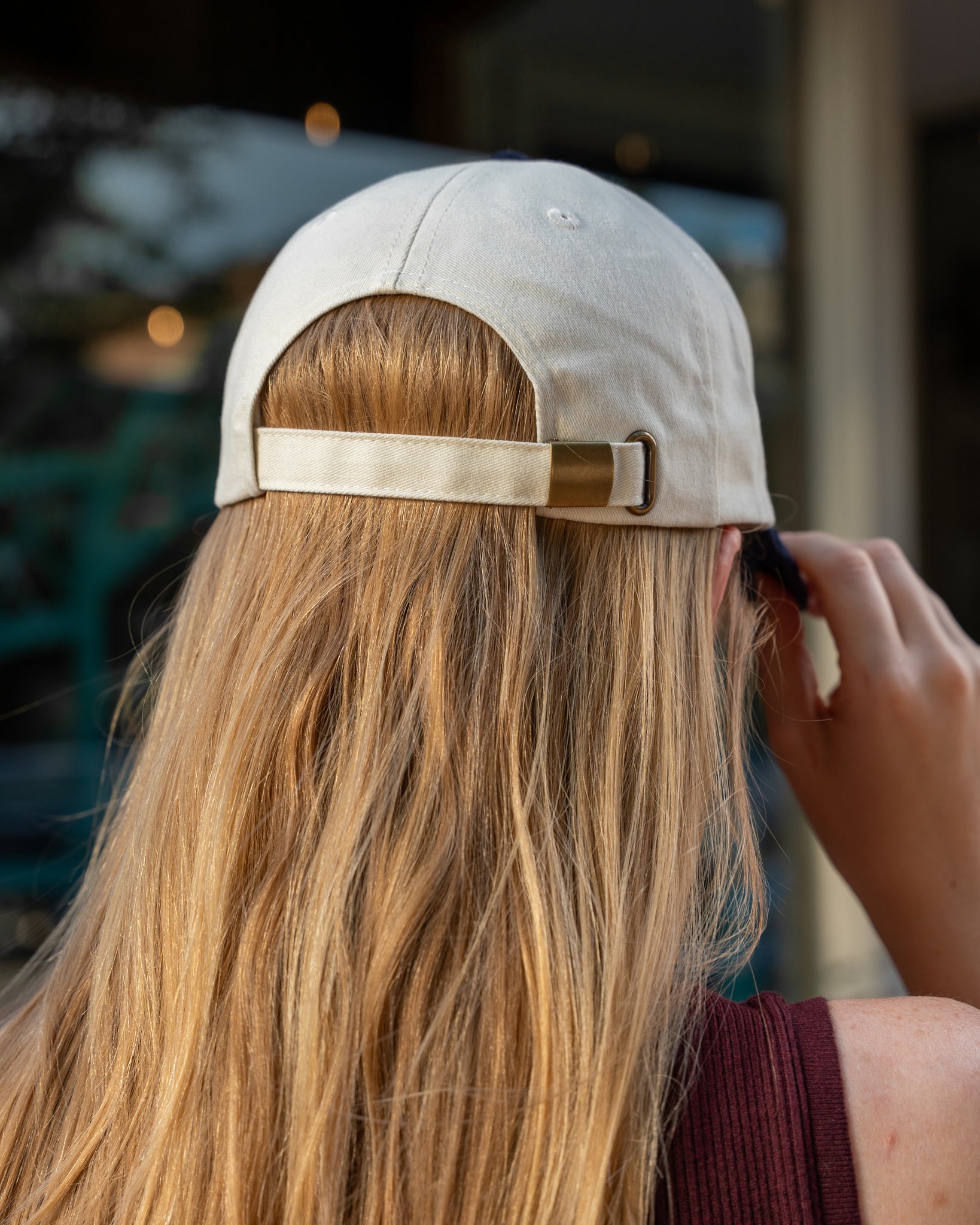 Euclid stl embroidered corduroy navy hat