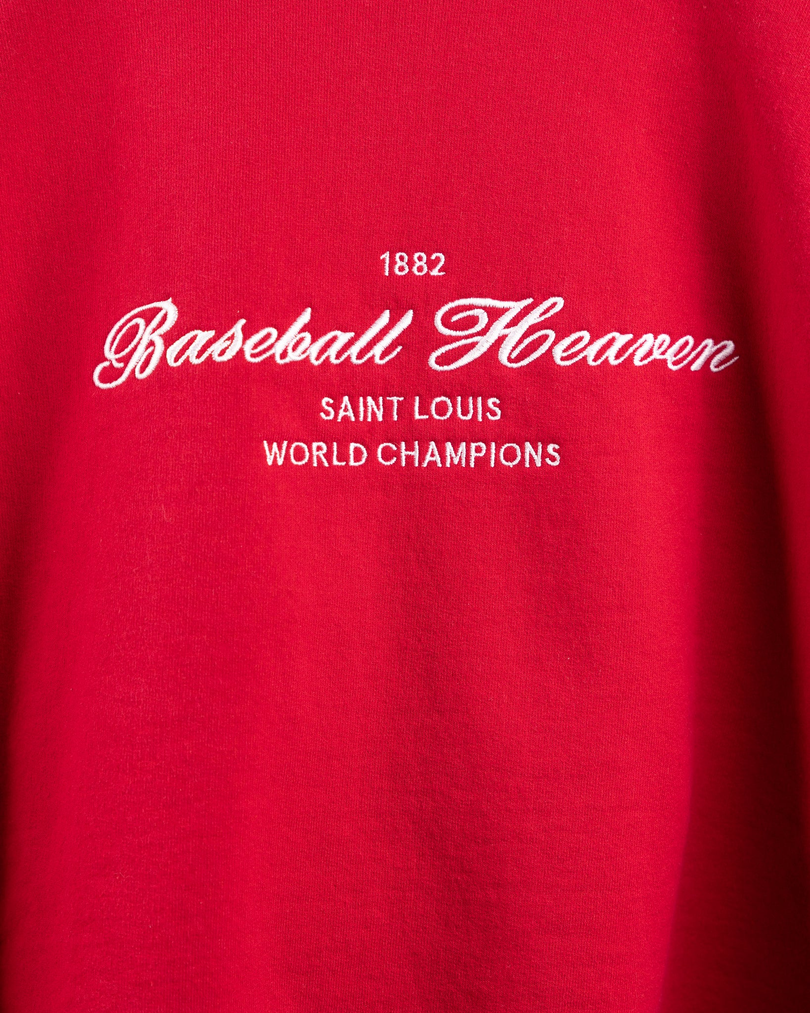 Baseball Heaven Embroidered Crewneck Sweatshirt