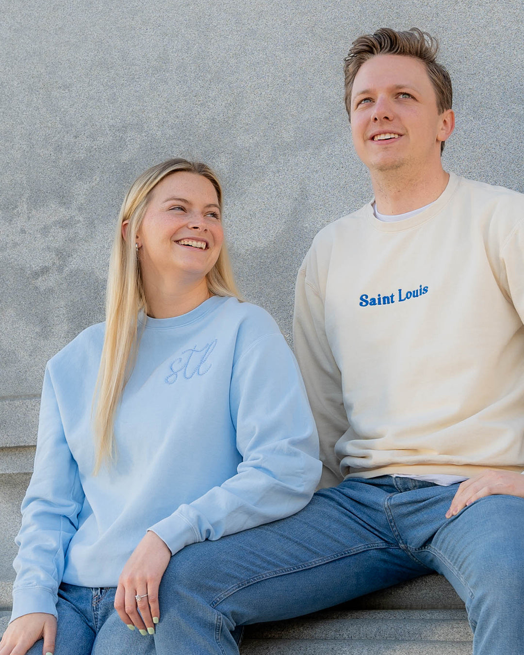 Magnolia Lightweight Embroidered Comfort Colors Sweatshirt