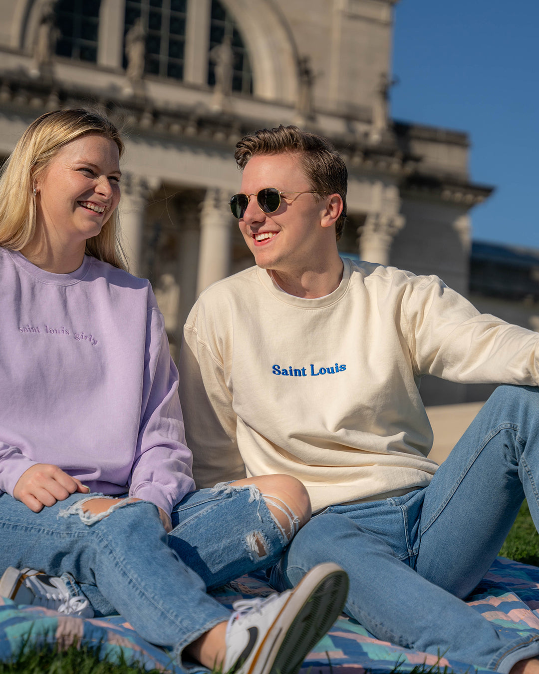 Tucker Lightweight Embroidered Comfort Colors Sweatshirt