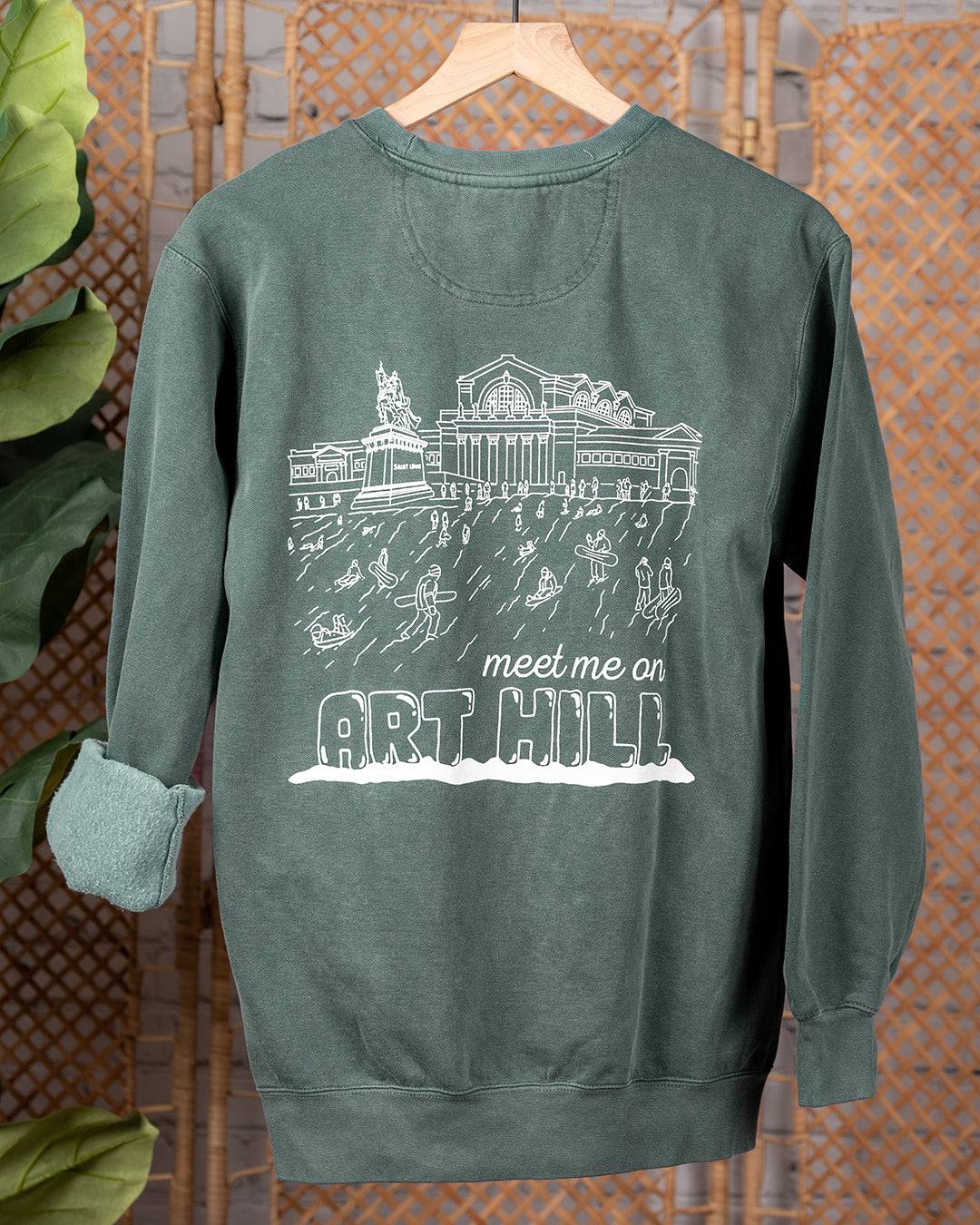 Snow Day on Art Hill Sweatshirt