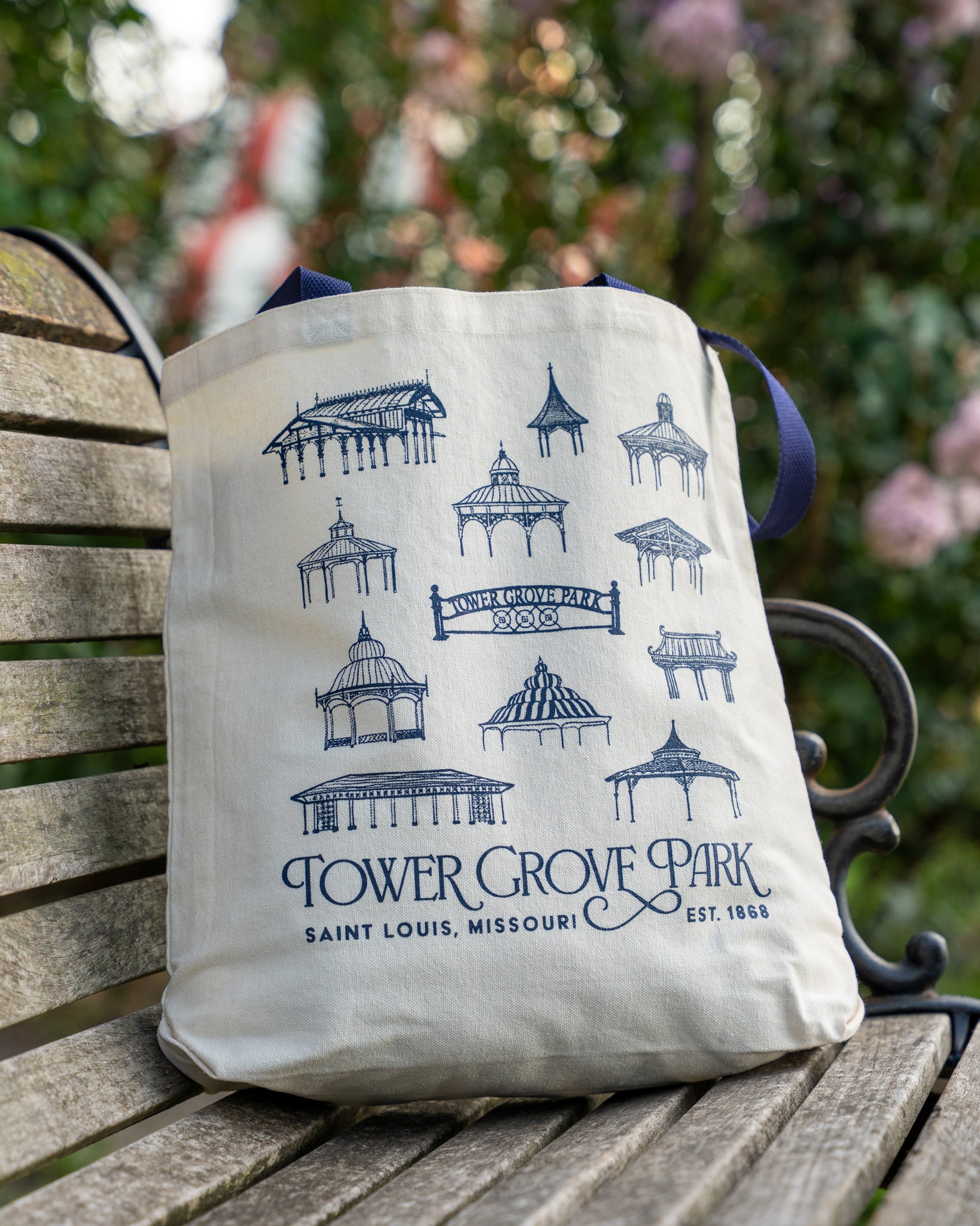 Tower Grove Park Pavilions Tote Bag