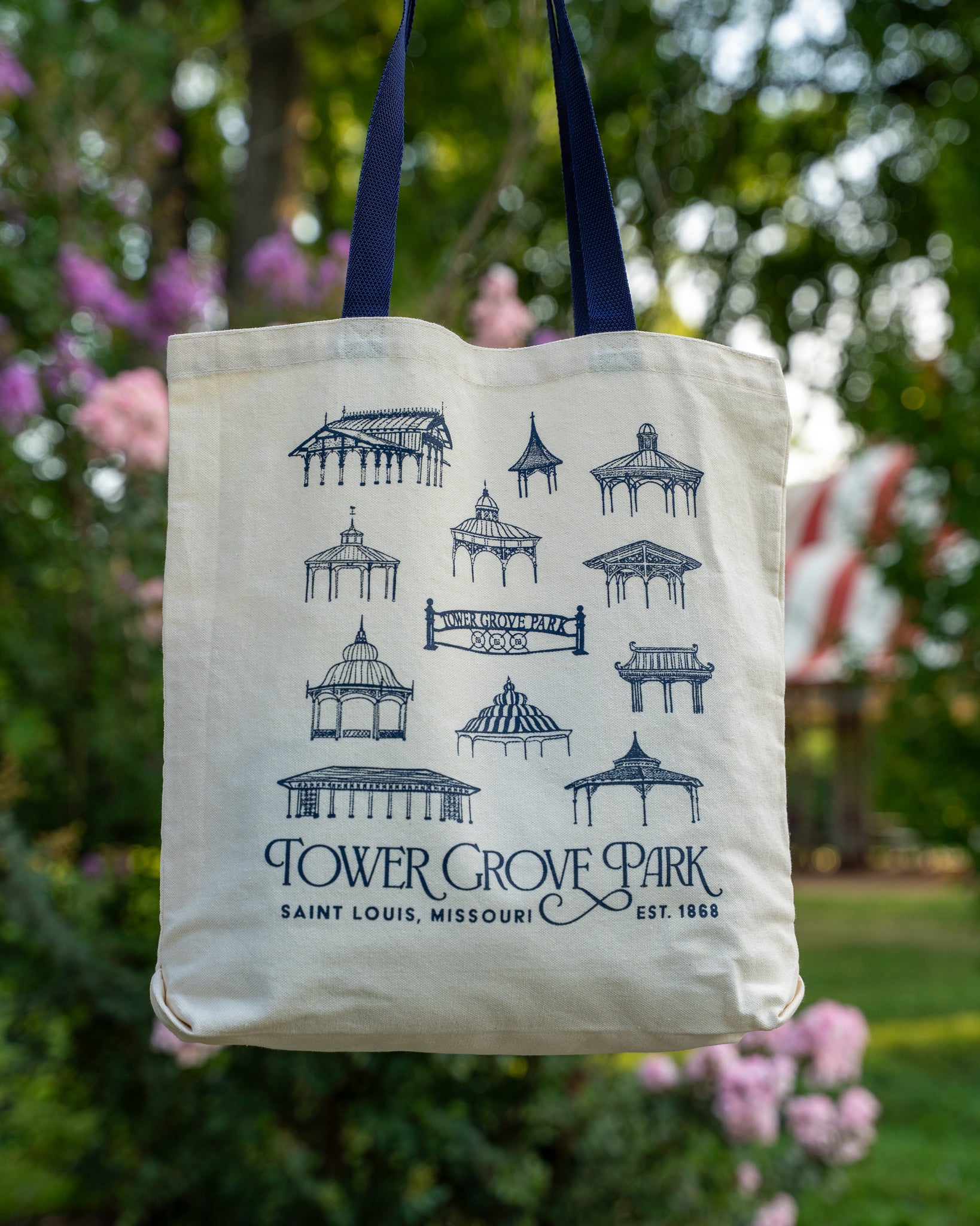 Tower Grove Park Pavilions Tote Bag