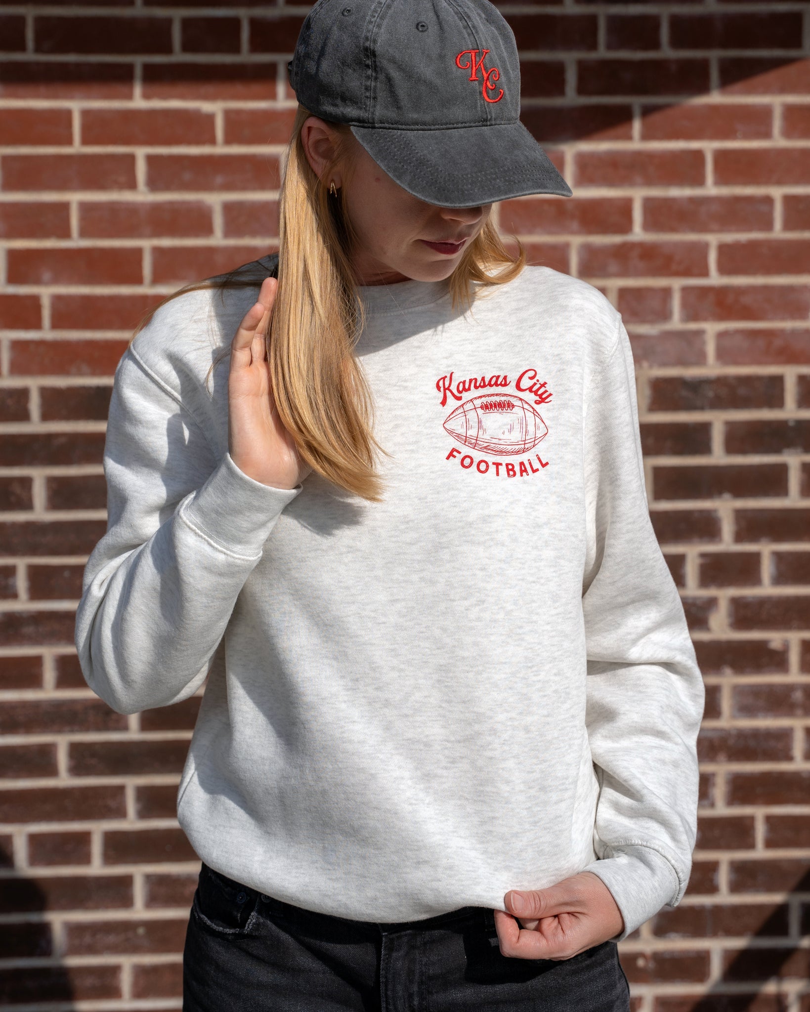 Kansas City Football Vintage Style Sweatshirt