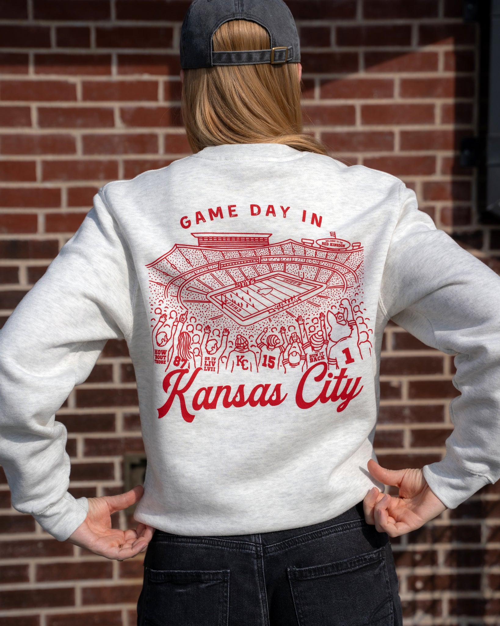 Kansas City Football Vintage Style Sweatshirt