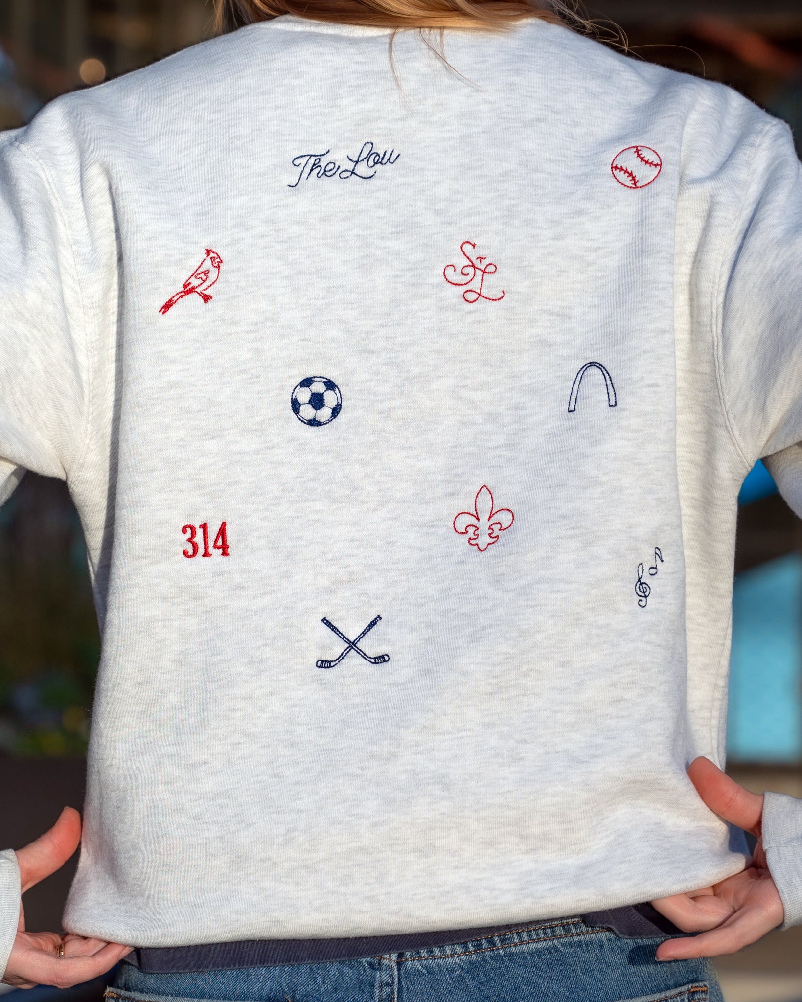 St. Louis Icon Embroidered Sweatshirt