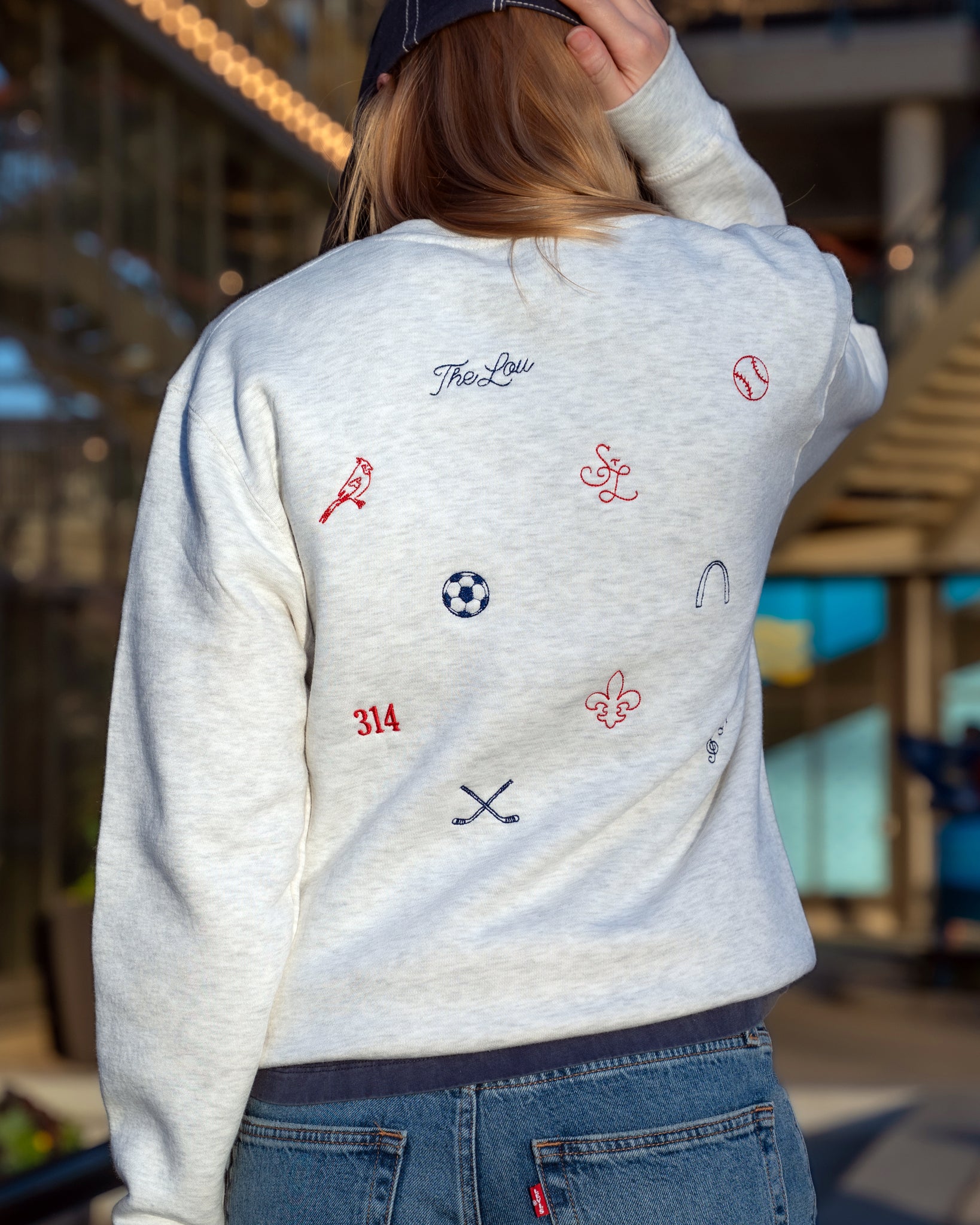 St. Louis Icon Embroidered Sweatshirt