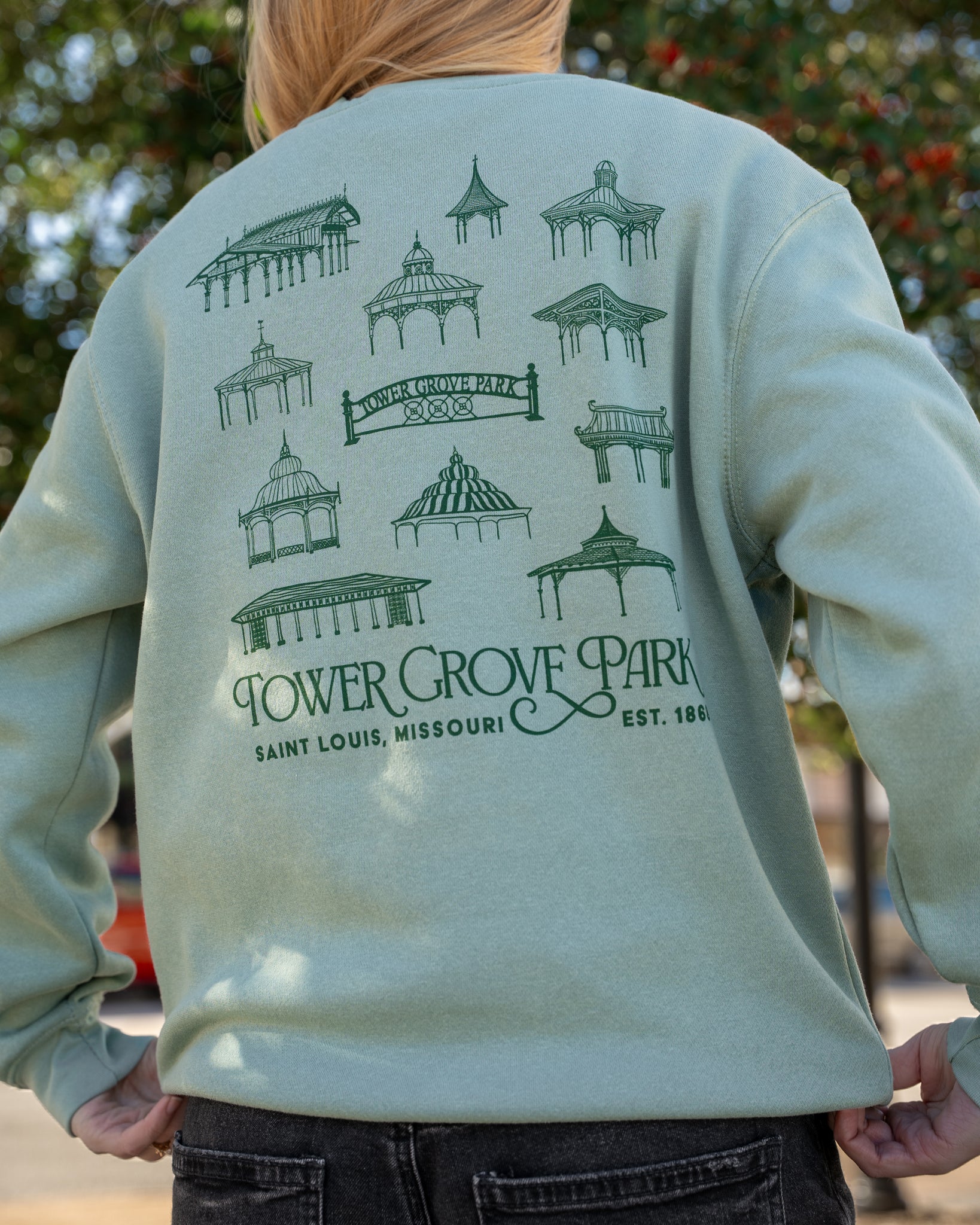 Tower Grove Pavilions Crewneck Sweatshirt