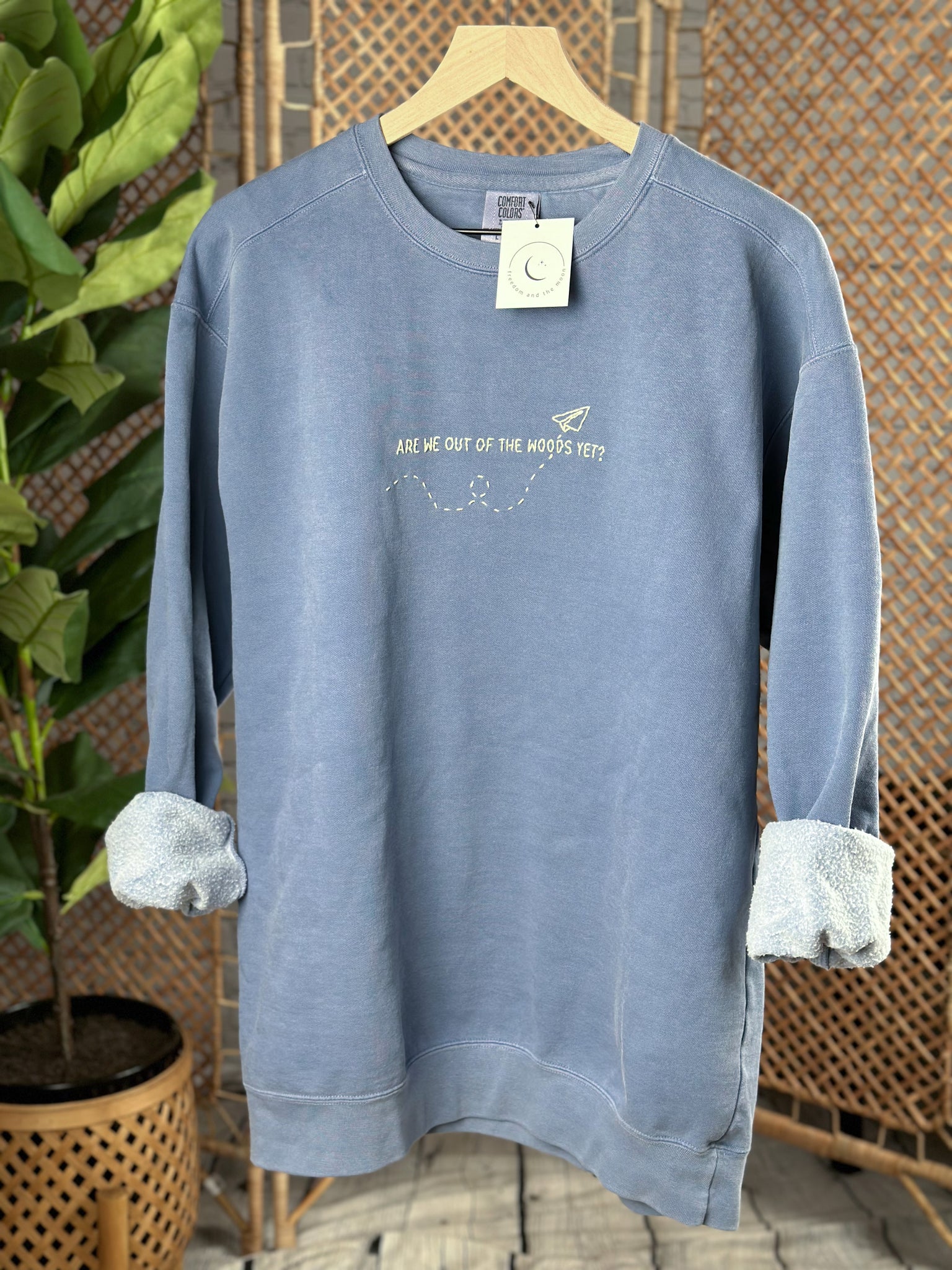 Hand Stitched Out of the Woods Sweatshirt