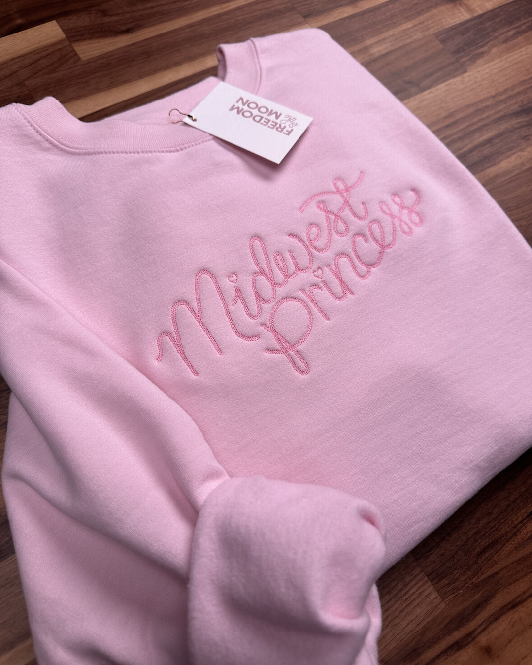 Midwest Princess Embroidered Crewneck Sweatshirt