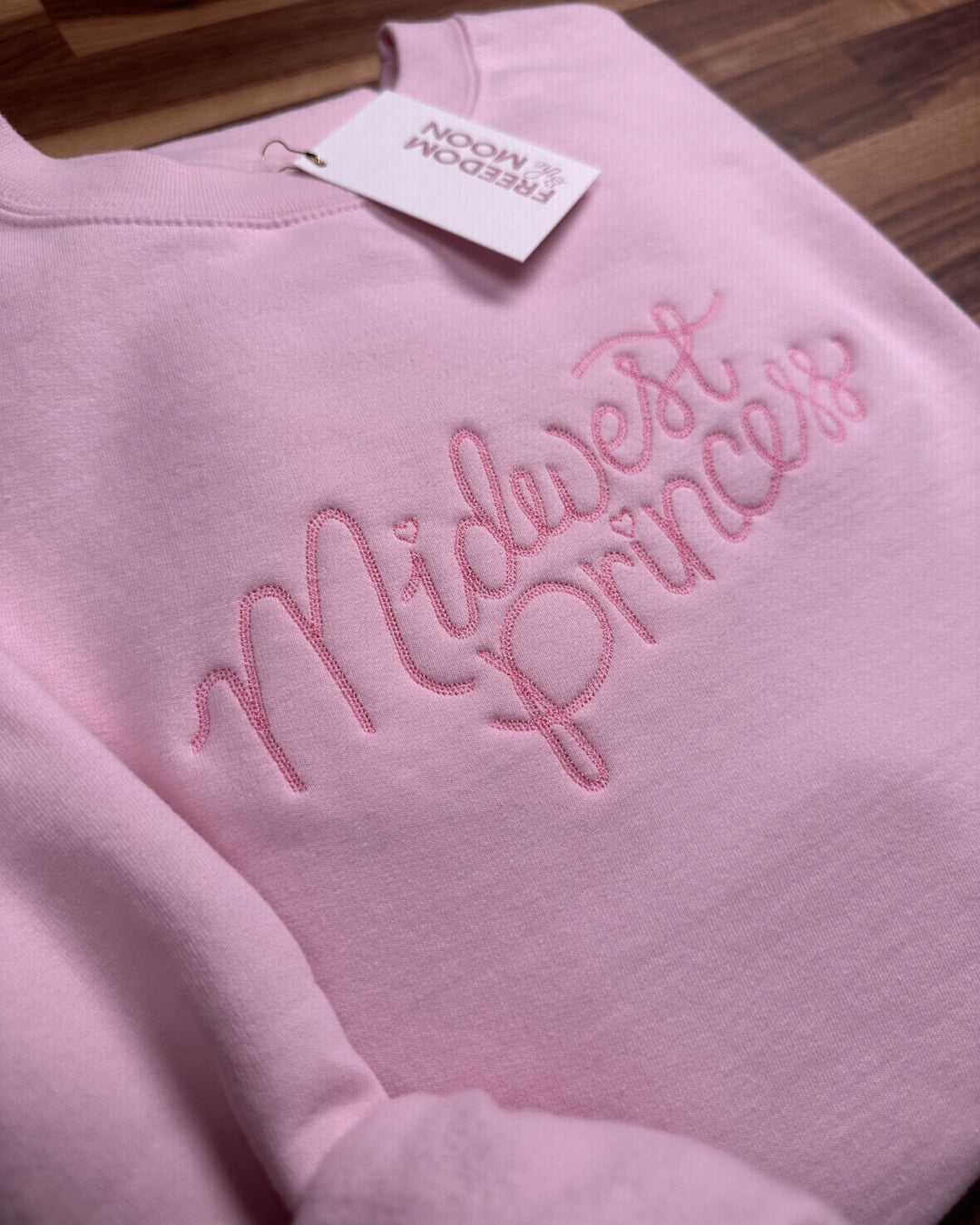 Midwest Princess Embroidered Crewneck Sweatshirt