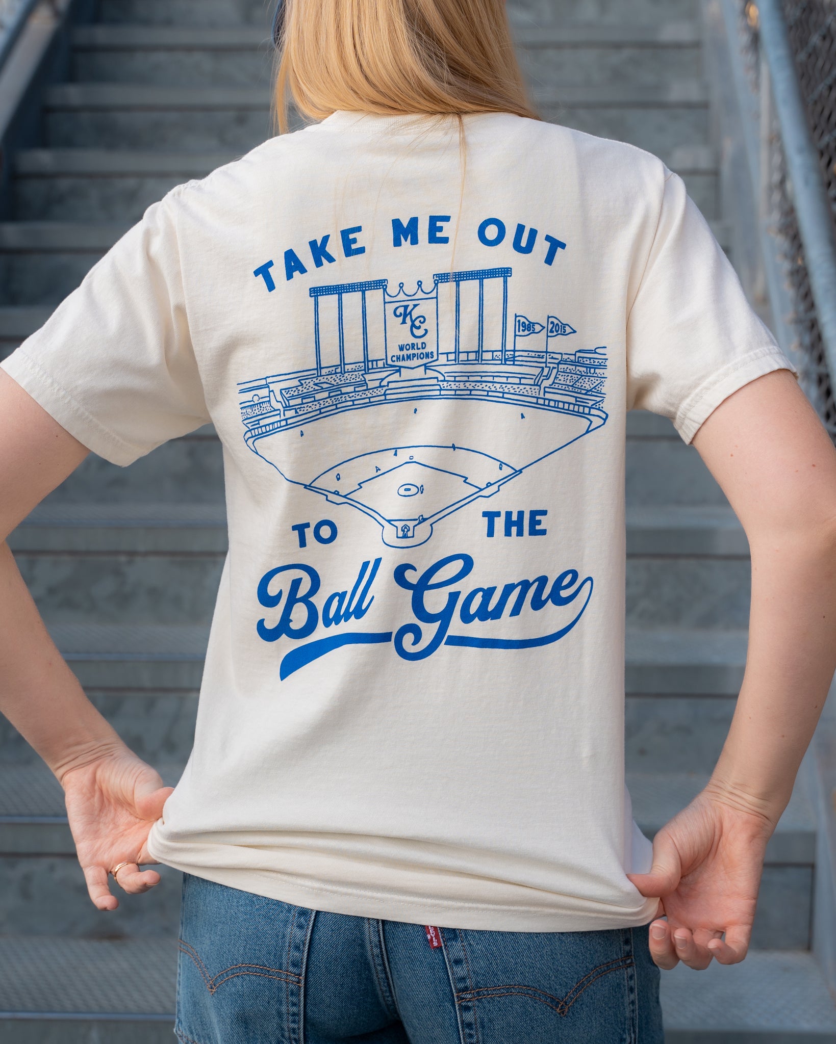 Kansas City baseball comfort colors tshirt vintage style crop unisex