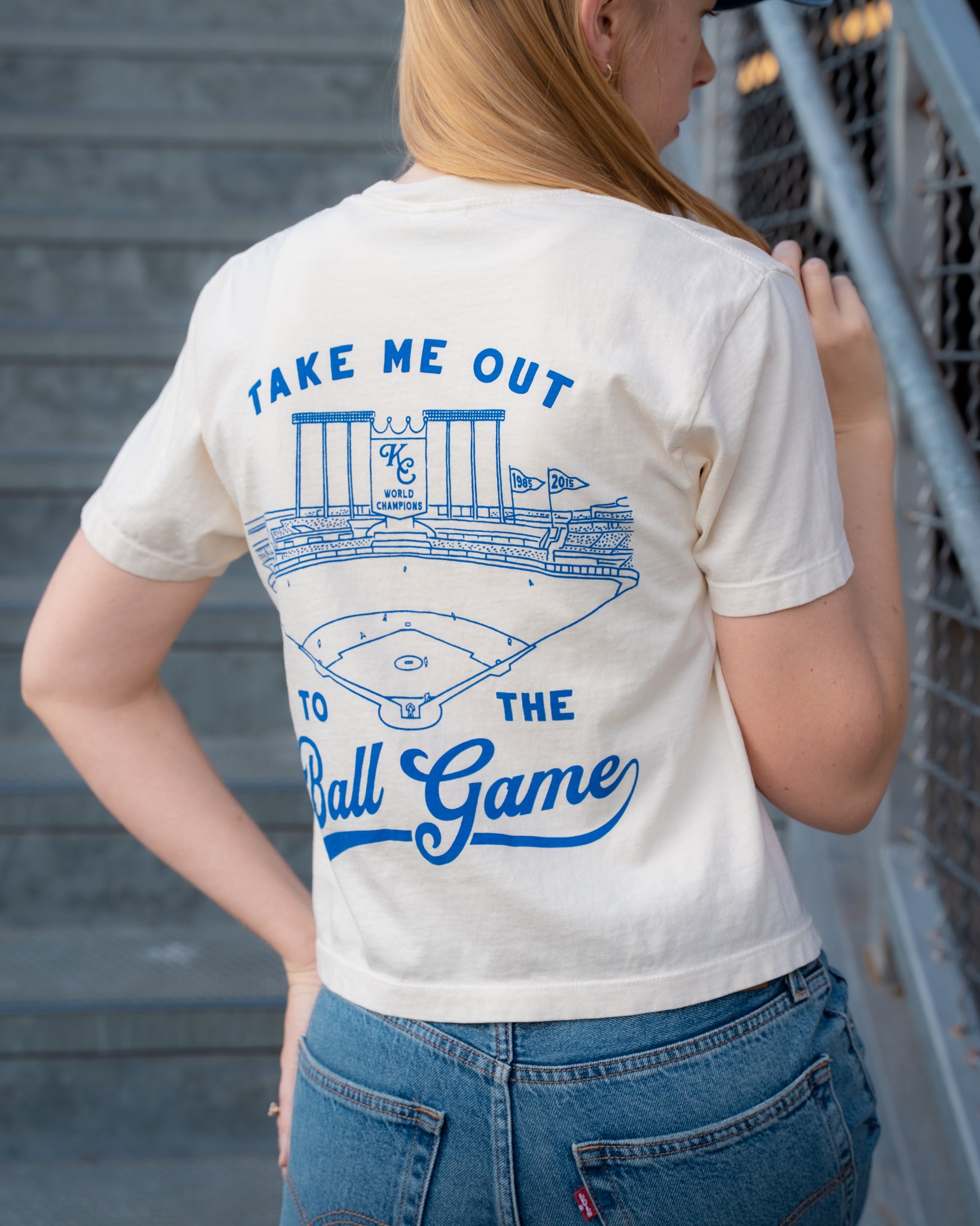 Kansas City baseball comfort colors tshirt vintage style crop unisex