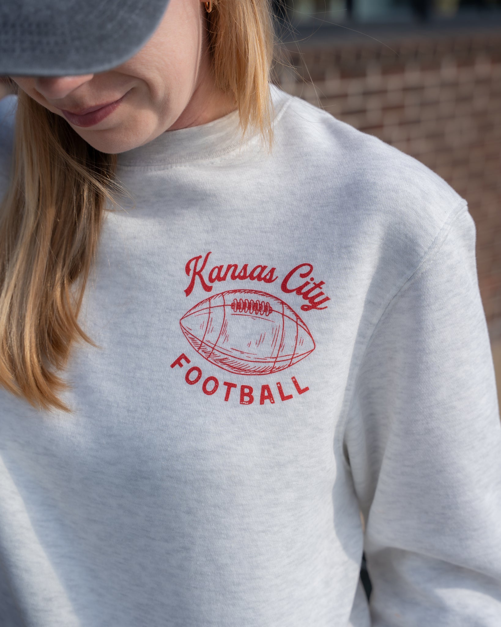 Kansas City football vintage inspired crewneck sweatshirt swiftie