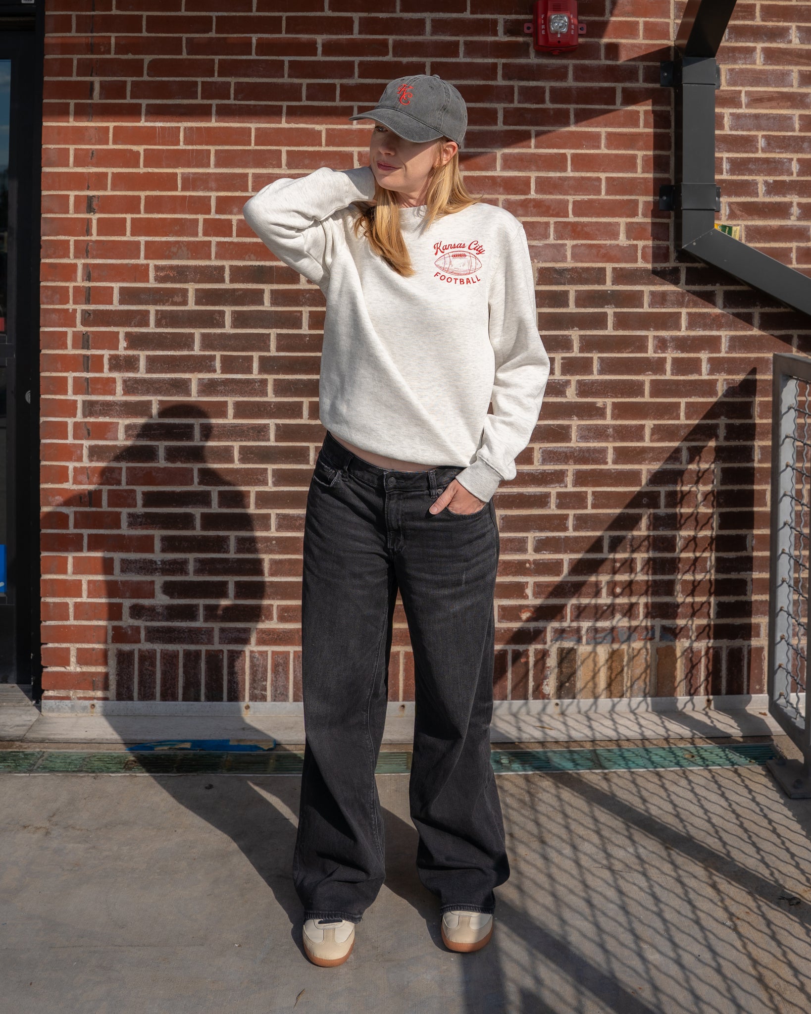 Kansas City football vintage inspired crewneck sweatshirt swiftie