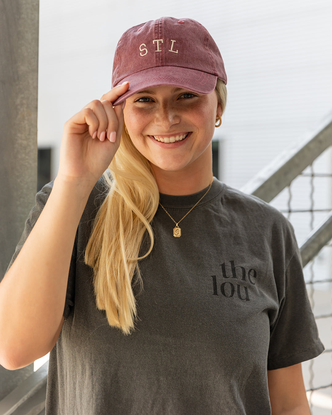 STL Embroidered Dad Hat