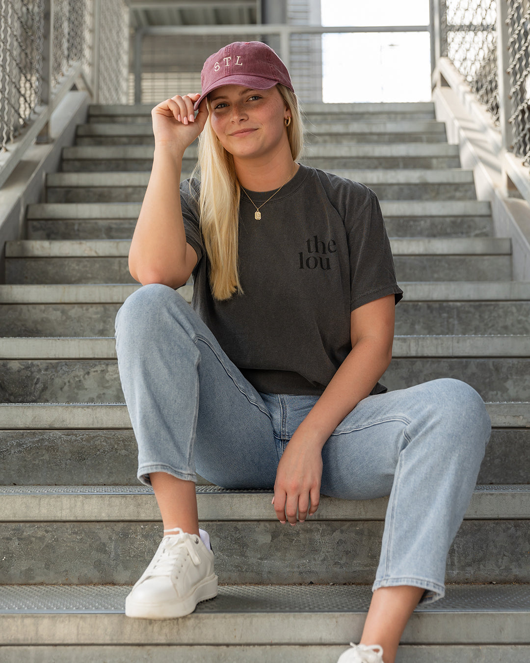 STL Embroidered Dad Hat