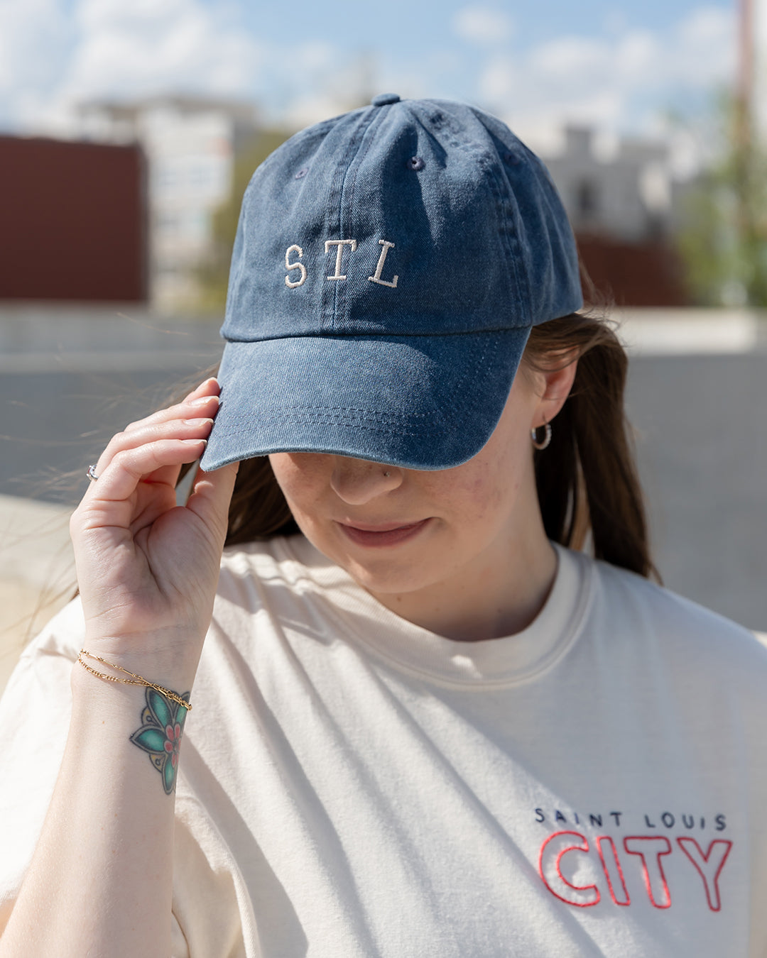 STL Embroidered Dad Hat