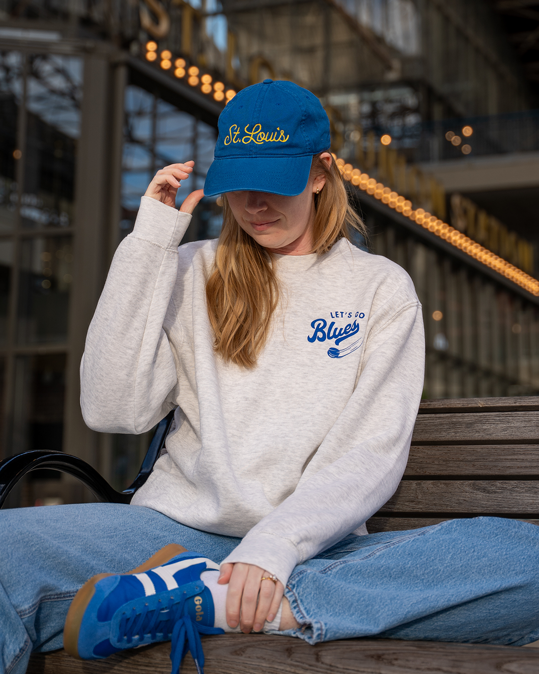 home of the st Louis blues crewneck sweatshirt vintage style