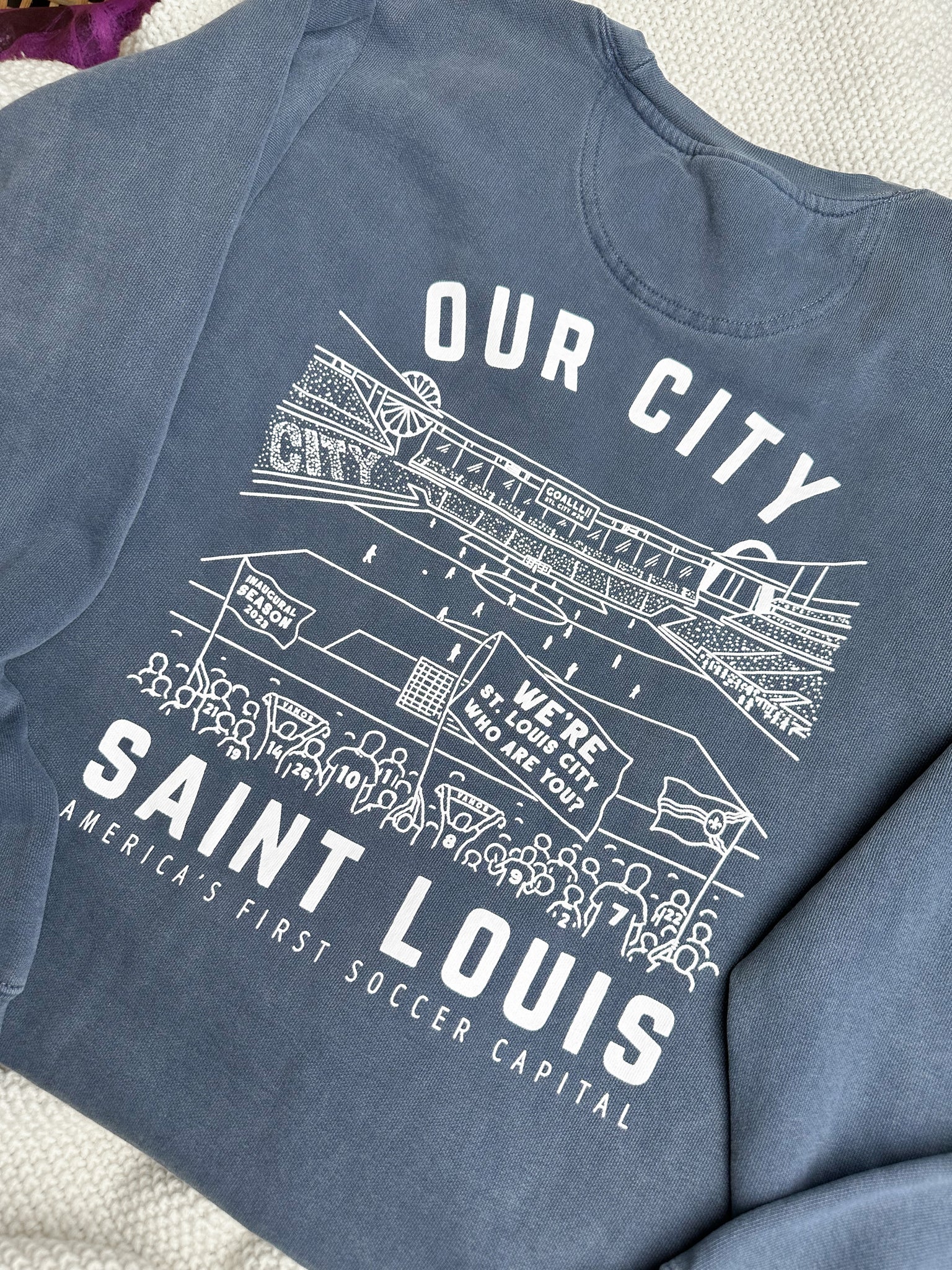 Our City Screen Printed T-shirt and Sweatshirt