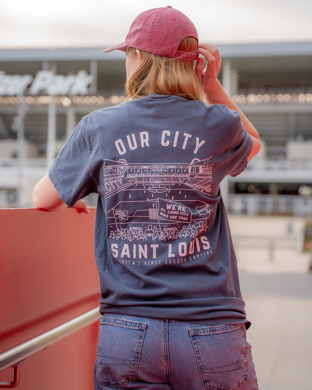 our city comfort colors tshirt saint louis soccer