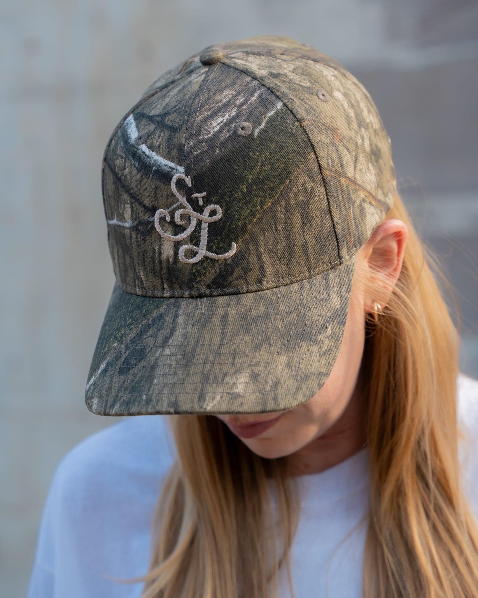 stl embroidered camo camouflage baseball cap adjustable hat