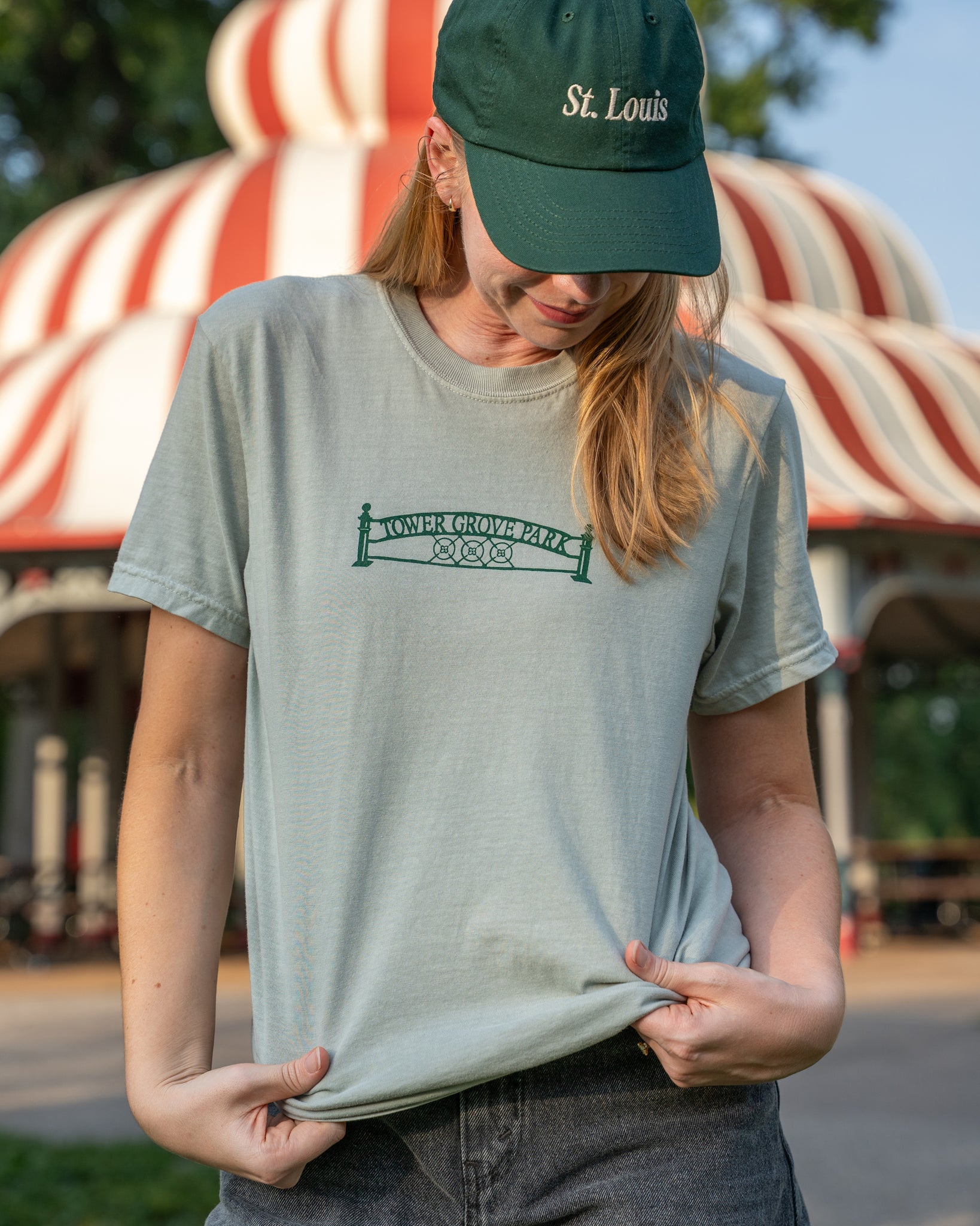 tower grove park pavilions comfort colors tshirt
