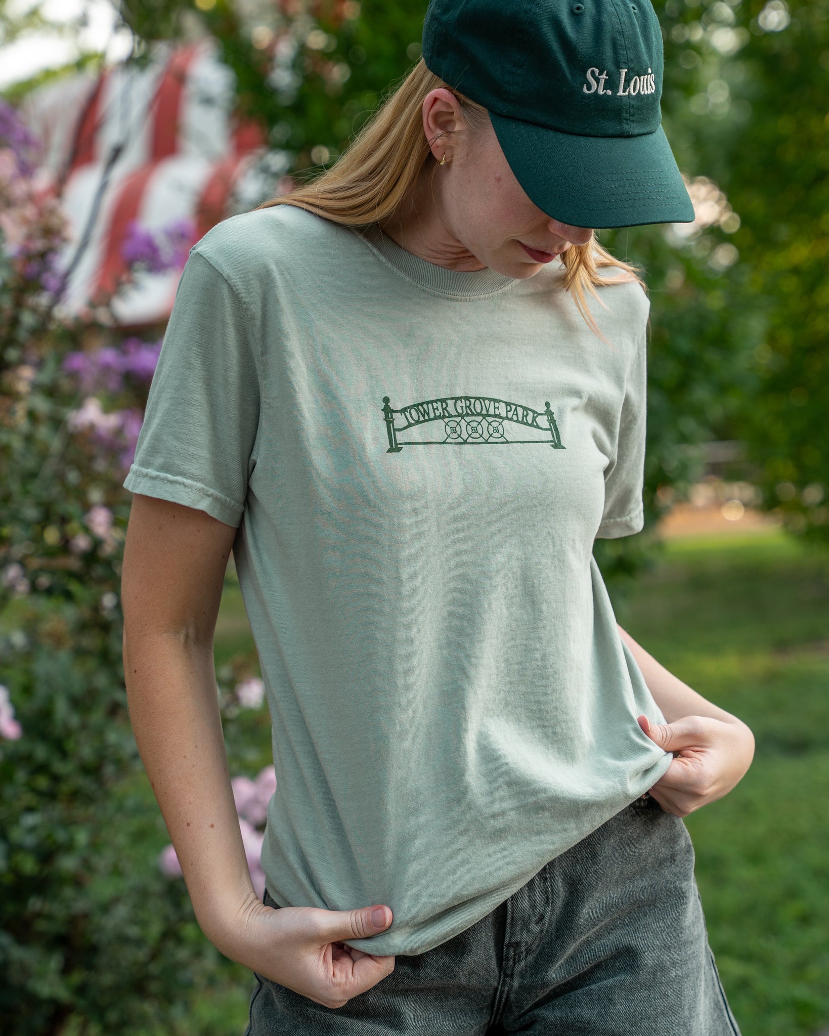 tower grove park pavilions comfort colors tshirt