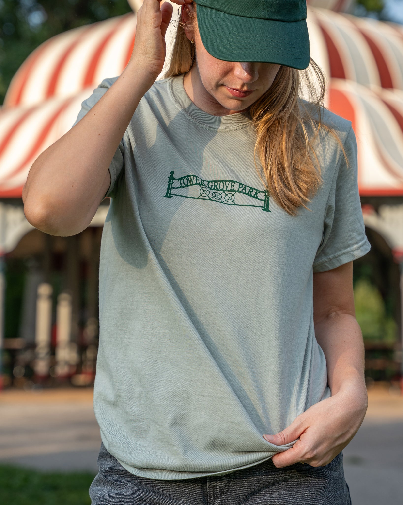 tower grove park pavilions comfort colors tshirt