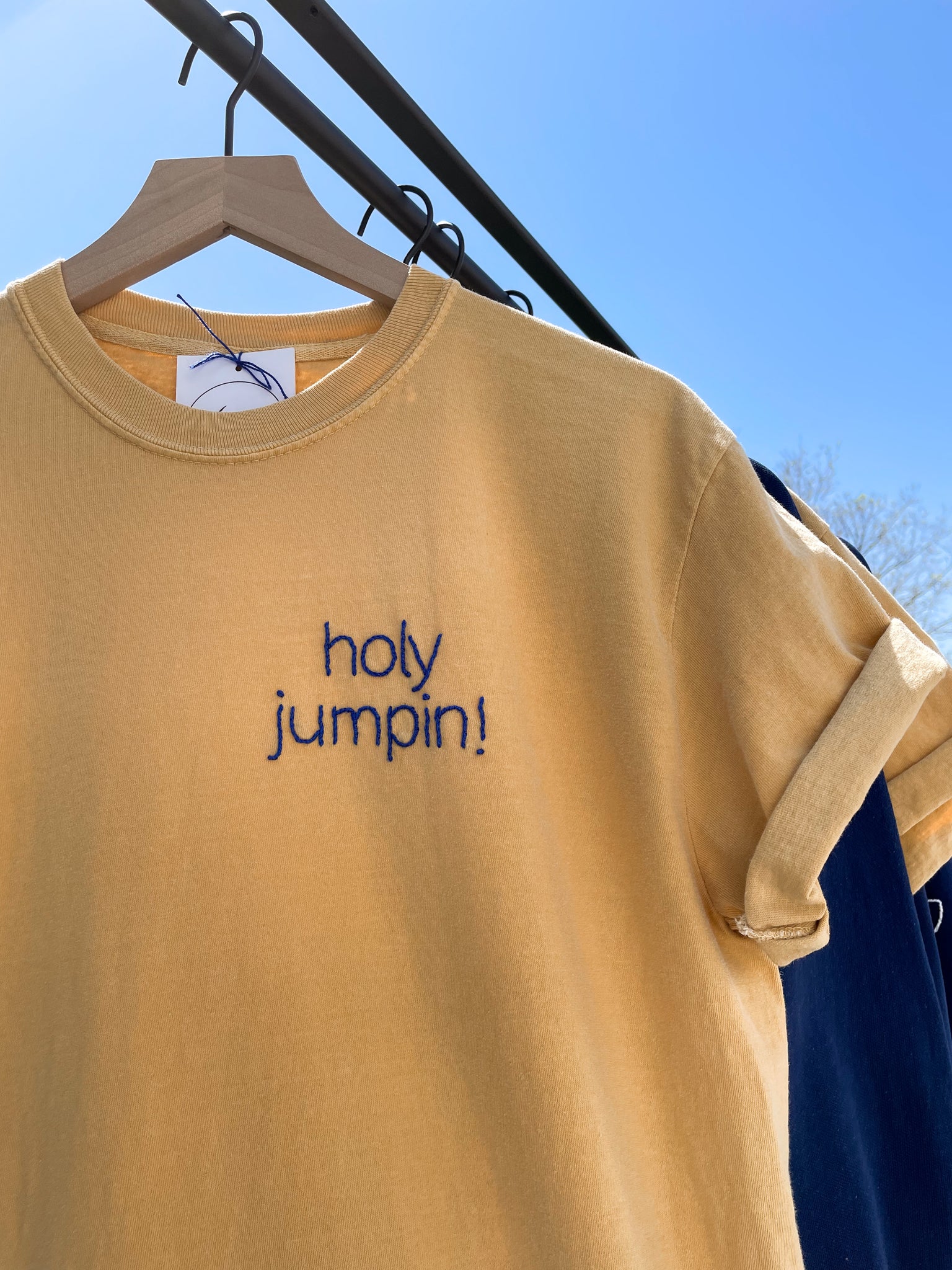 Holy Jumpin! Hand Stitched Tshirt