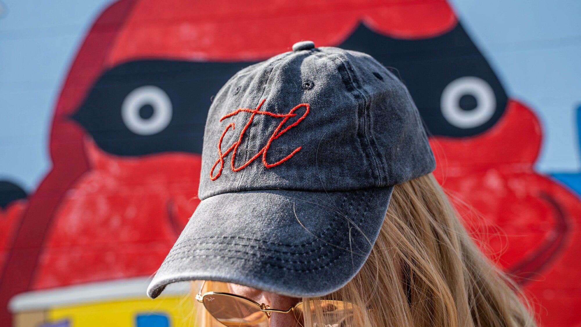 STL Hand Embroidered Hat