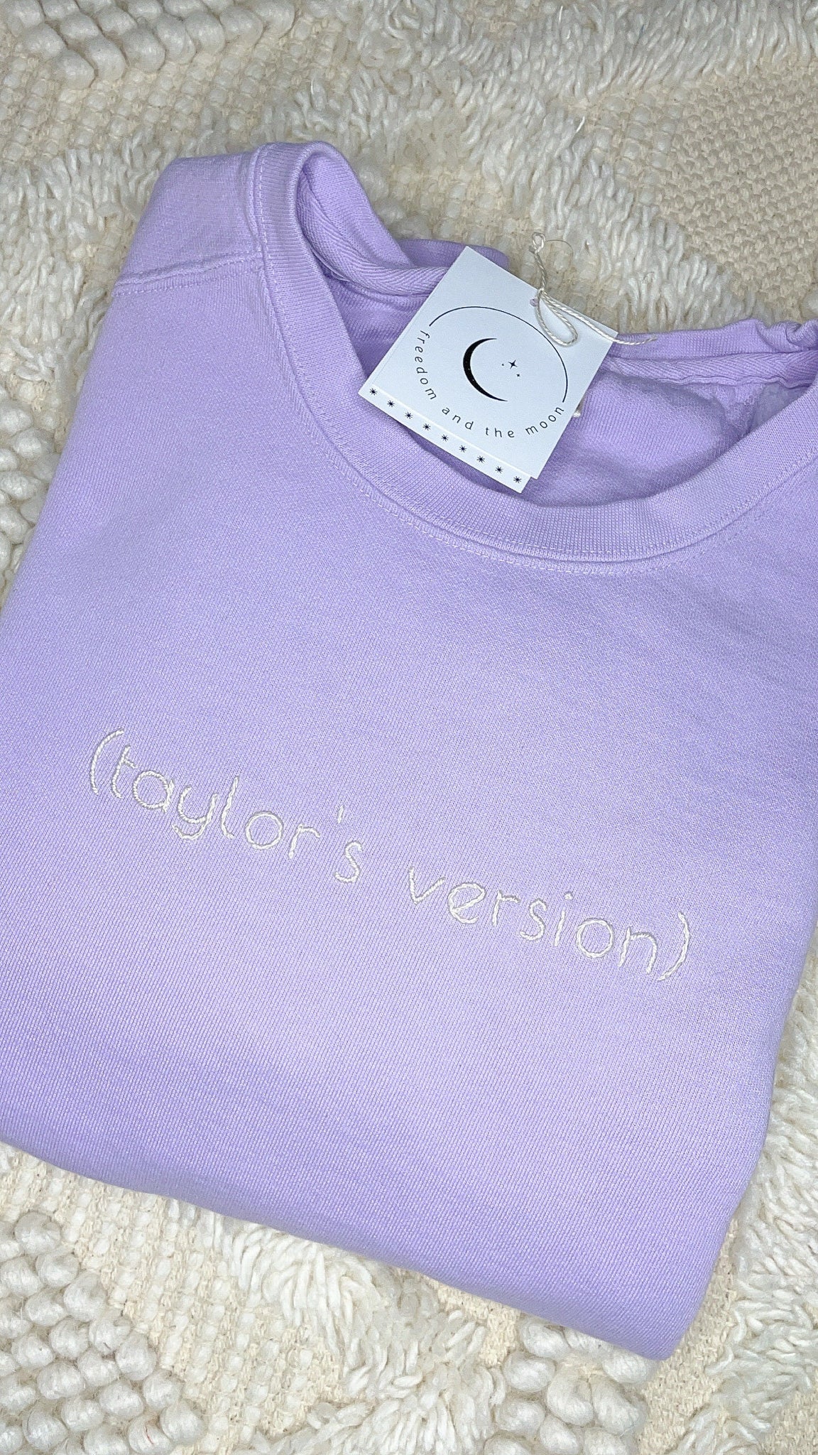 Taylor's Version Hand Embroidered Sweatshirt