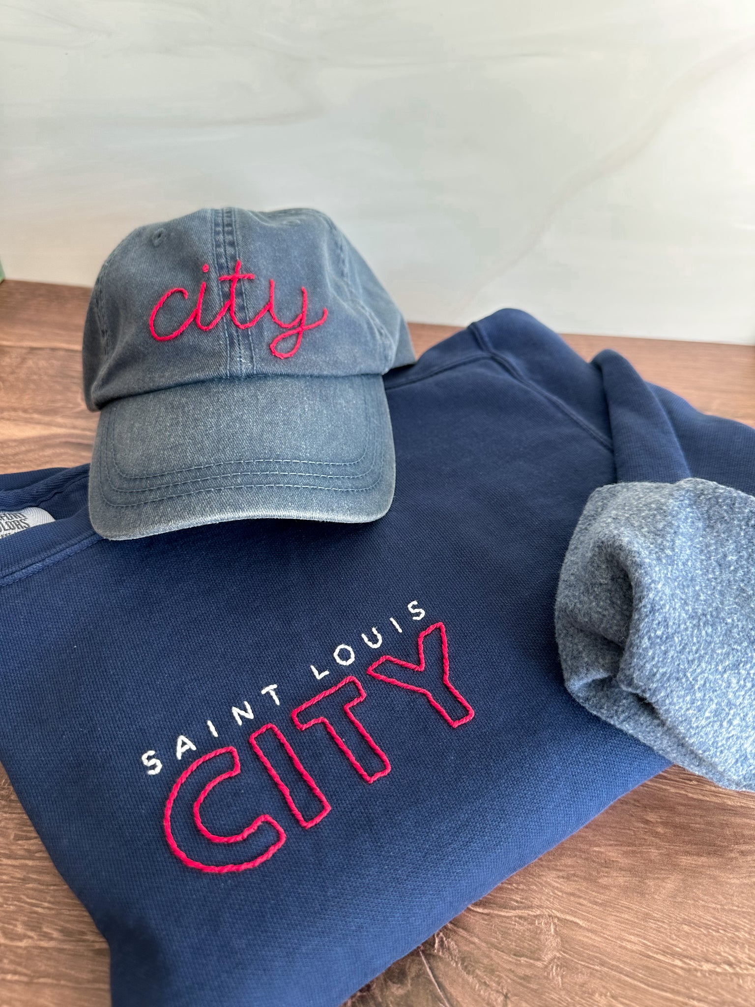 STL City Hand Embroidered Hat